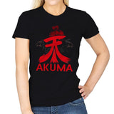 Akumatari - Womens T-Shirts RIPT Apparel Small / Black