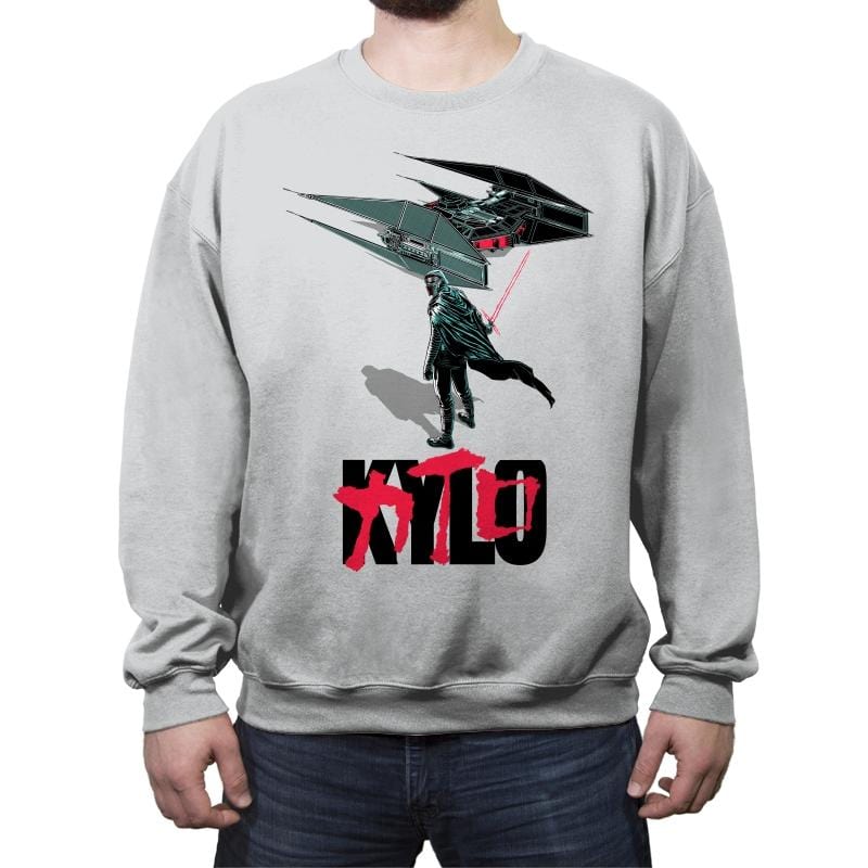 Akylo - Crew Neck Sweatshirt Crew Neck Sweatshirt RIPT Apparel Small / Sport Gray
