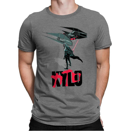 Akylo - Mens Premium T-Shirts RIPT Apparel Small / Heather Grey