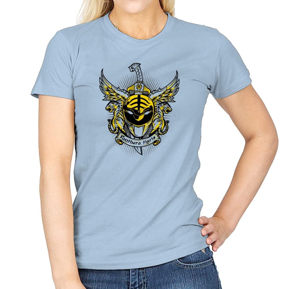 Albus Panthera Tigris - Zordwarts - Womens T-Shirts RIPT Apparel Small / Light Blue