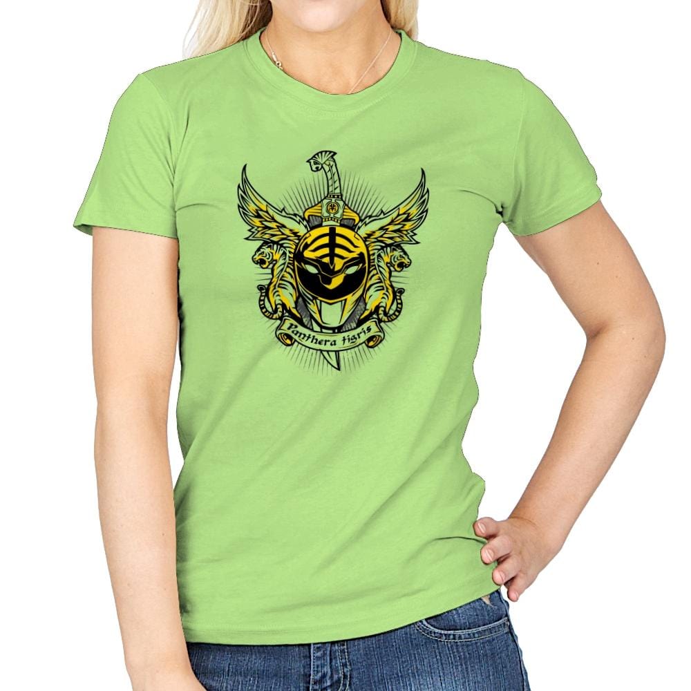 Albus Panthera Tigris - Zordwarts - Womens T-Shirts RIPT Apparel Small / Mint Green