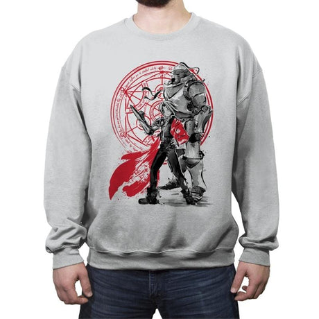 Alchemist Brothers - Crew Neck Sweatshirt Crew Neck Sweatshirt RIPT Apparel Small / Sport Gray