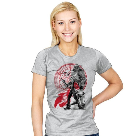 Alchemist Brothers - Womens T-Shirts RIPT Apparel Small / Silver