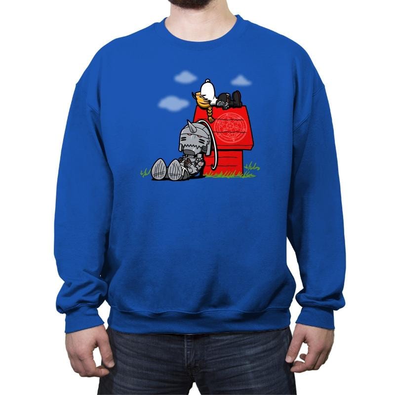 Alchemy Nuts - Crew Neck Sweatshirt Crew Neck Sweatshirt RIPT Apparel Small / Royal