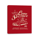 Alexei's Limo Service - Canvas Wraps Canvas Wraps RIPT Apparel 11x14 / Red