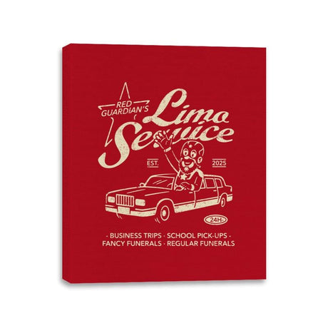 Alexei's Limo Service - Canvas Wraps Canvas Wraps RIPT Apparel 11x14 / Red