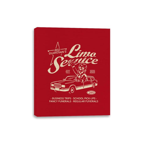 Alexei's Limo Service - Canvas Wraps Canvas Wraps RIPT Apparel 8x10 / Red