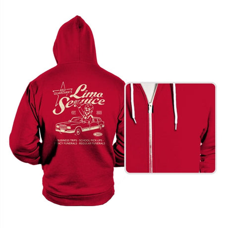 Alexei's Limo Service - Hoodies Hoodies RIPT Apparel Small / Red