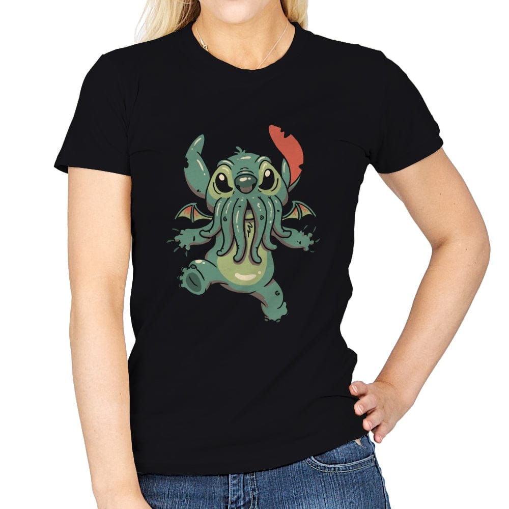 Alien Cthulhu - Womens T-Shirts RIPT Apparel Small / Black
