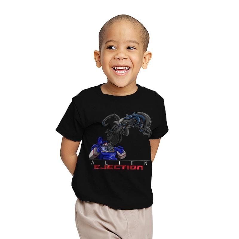 Alien Ejection - Youth T-Shirts RIPT Apparel X-small / Black