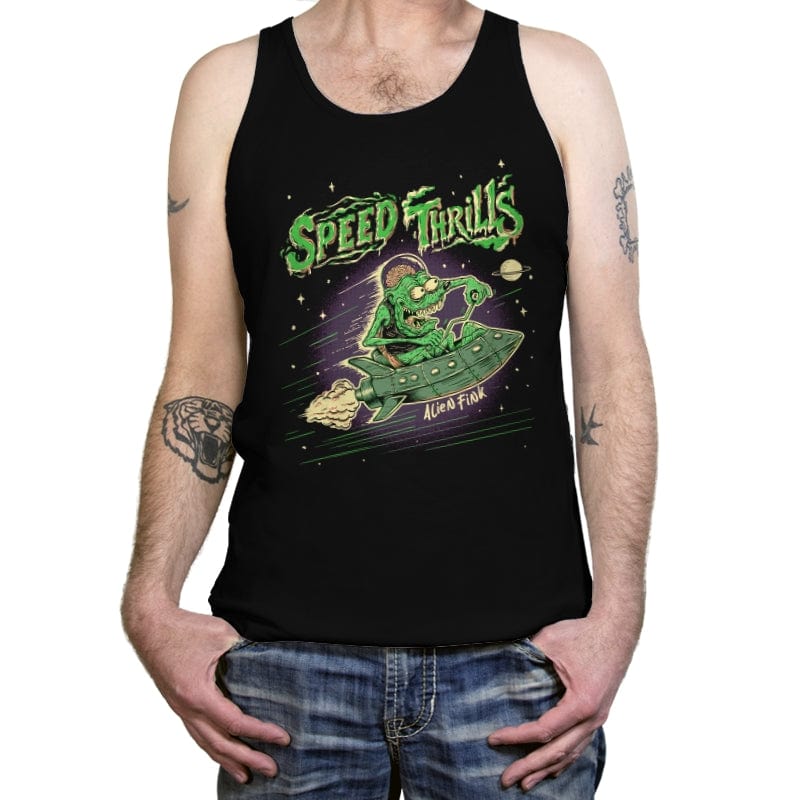 Alien Fink - Tanktop Tanktop RIPT Apparel X-Small / Black