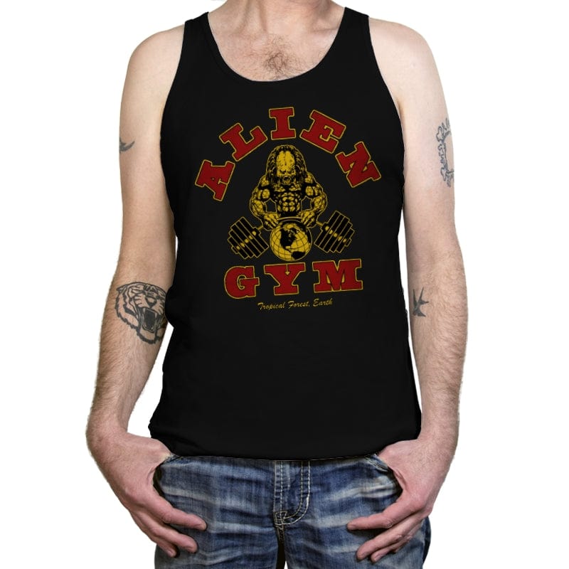 Alien Gym - Tanktop Tanktop RIPT Apparel X-Small / Black