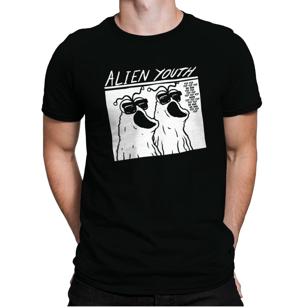 Alien Youth - Mens Premium T-Shirts RIPT Apparel Small / Black