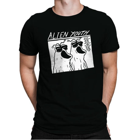 Alien Youth - Mens Premium T-Shirts RIPT Apparel Small / Black