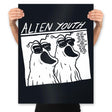 Alien Youth - Prints Posters RIPT Apparel 18x24 / Black