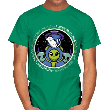 Aliens' Best Creation - Mens T-Shirts RIPT Apparel Small / Kelly