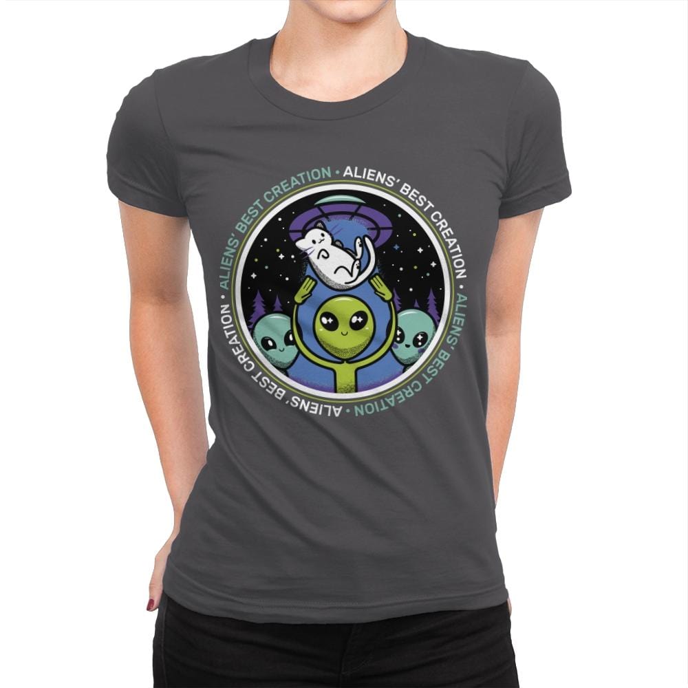 Aliens' Best Creation - Womens Premium T-Shirts RIPT Apparel Small / Heavy Metal