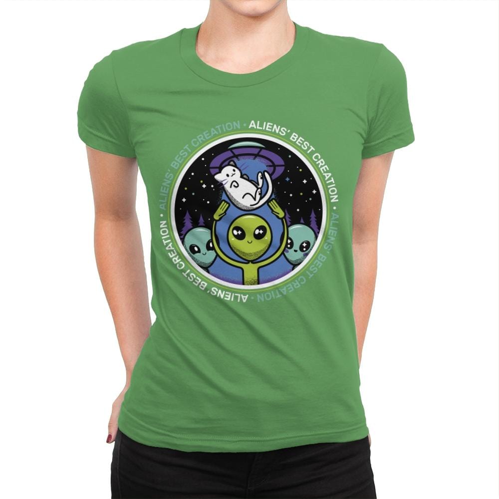 Aliens' Best Creation - Womens Premium T-Shirts RIPT Apparel Small / Kelly