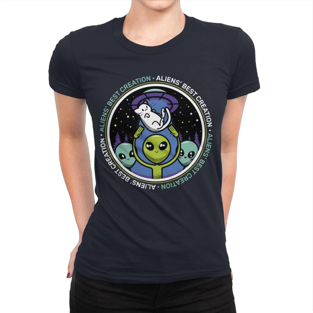 Aliens' Best Creation - Womens Premium T-Shirts RIPT Apparel Small / Midnight Navy