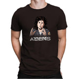 Aliens - Extraterrestrial Tees - Mens Premium T-Shirts RIPT Apparel Small / Dark Chocolate