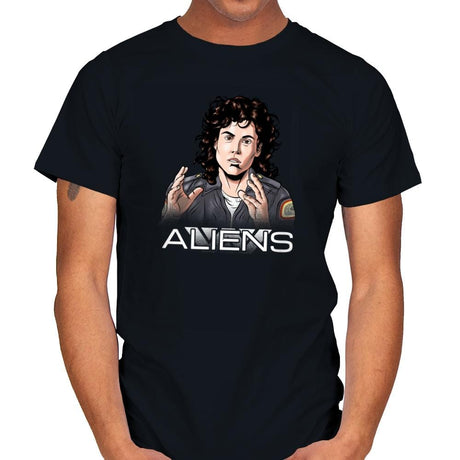 Aliens - Extraterrestrial Tees - Mens T-Shirts RIPT Apparel Small / Black