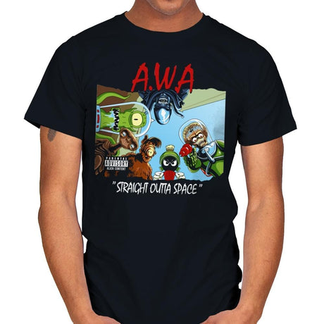 Aliens With Attitude - Mens T-Shirts RIPT Apparel Small / Black