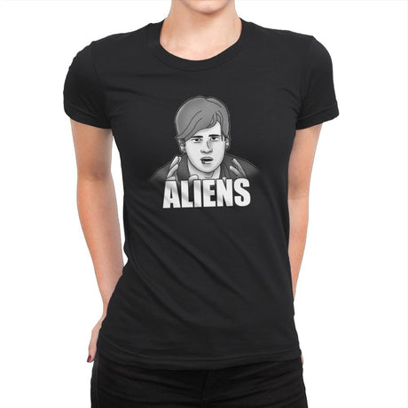 Aliens - Womens Premium T-Shirts RIPT Apparel Small / Black