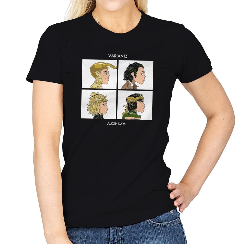Alioth Days - Womens T-Shirts RIPT Apparel Small / Black