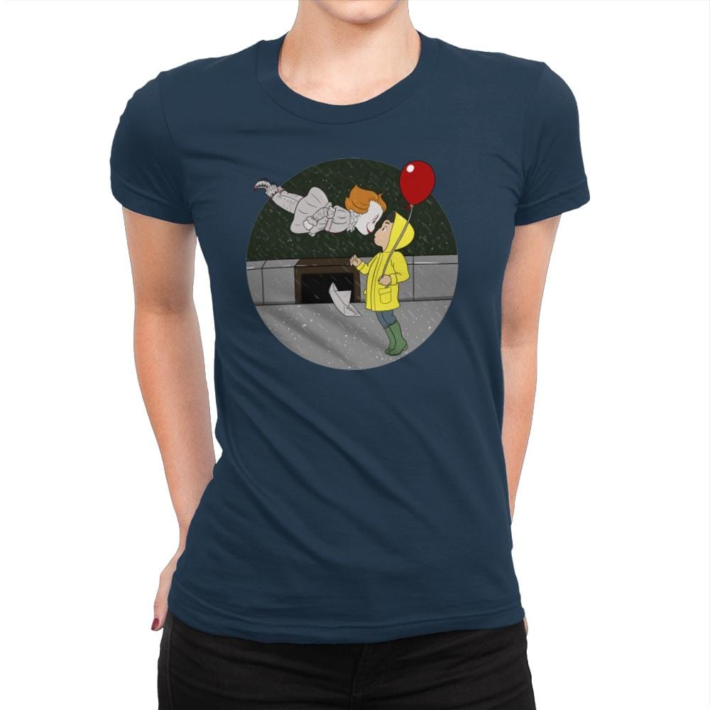 All Fly With Me - Anytime - Womens Premium T-Shirts RIPT Apparel Small / Midnight Navy