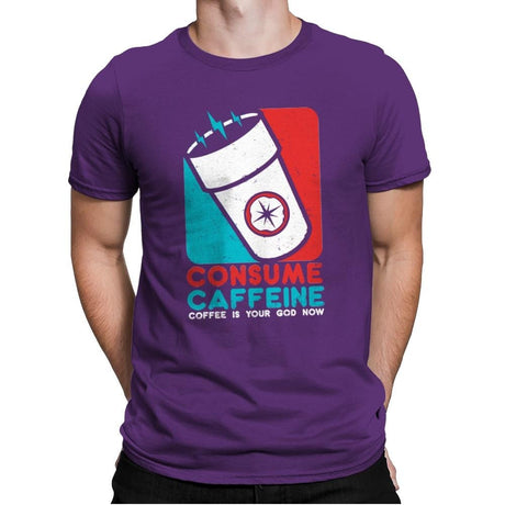 All Hail - Mens Premium T-Shirts RIPT Apparel Small / Purple Rush