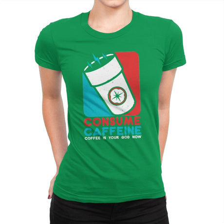 All Hail - Womens Premium T-Shirts RIPT Apparel Small / Kelly Green
