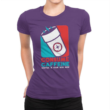 All Hail - Womens Premium T-Shirts RIPT Apparel Small / Purple Rush