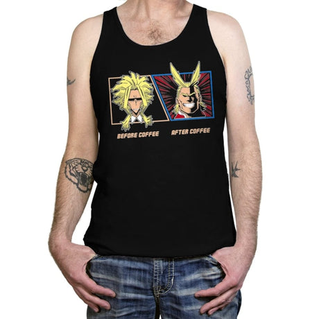 All Might Coffee - Tanktop Tanktop RIPT Apparel X-Small / Black