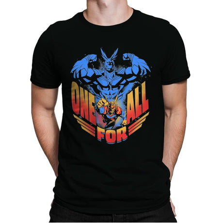 All Might - Mens Premium T-Shirts RIPT Apparel Small / Black