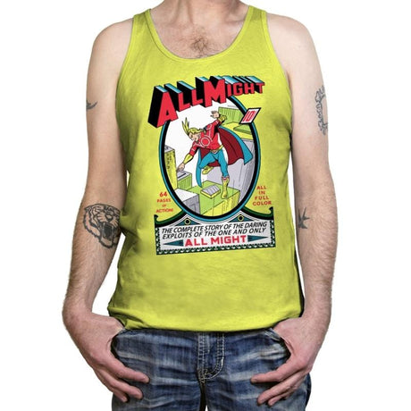 All Might No. 1 - Tanktop Tanktop RIPT Apparel