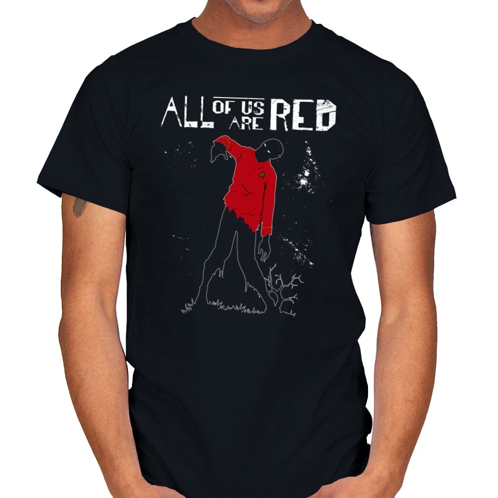 All of us are Red - Mens T-Shirts RIPT Apparel Small / Black