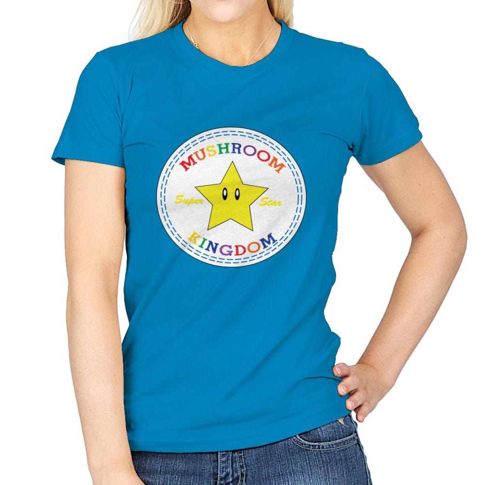 All Star Power - Womens T-Shirts RIPT Apparel Small / Sapphire