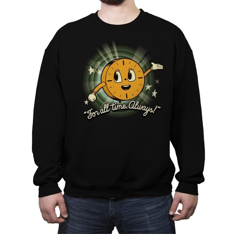 All the time we have - Crew Neck Sweatshirt Crew Neck Sweatshirt RIPT Apparel Small / Black