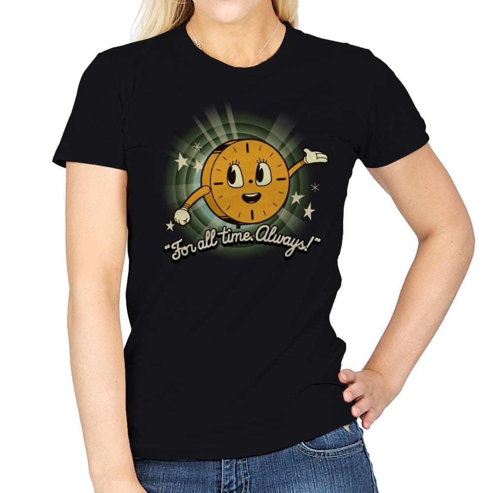 All the time we have - Womens T-Shirts RIPT Apparel Small / Black