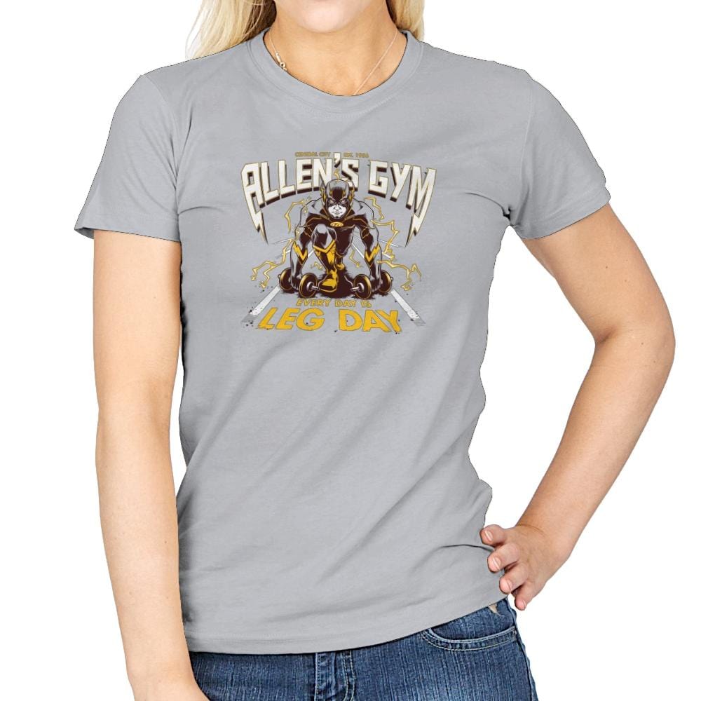 Allen's Gym Exclusive - Womens T-Shirts RIPT Apparel Small / Sport Grey