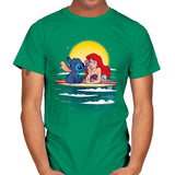Aloha Mermaid - Best Seller - Mens T-Shirts RIPT Apparel Small / Kelly Green