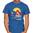 Aloha Mermaid - Best Seller - Mens T-Shirts RIPT Apparel Small / Royal