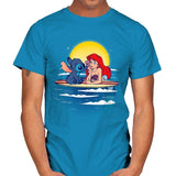 Aloha Mermaid - Best Seller - Mens T-Shirts RIPT Apparel Small / Sapphire