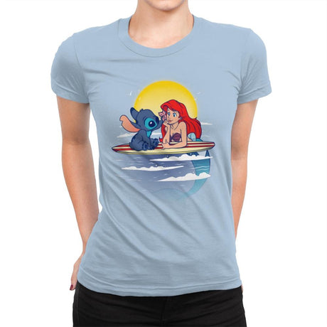 Aloha Mermaid - Best Seller - Womens Premium T-Shirts RIPT Apparel Small / Cancun