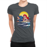 Aloha Mermaid - Best Seller - Womens Premium T-Shirts RIPT Apparel Small / Heavy Metal