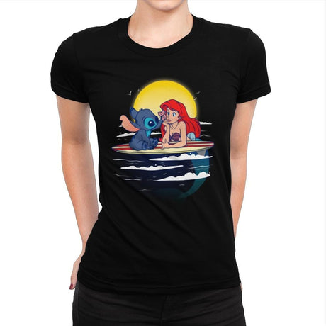 Aloha Mermaid - Best Seller - Womens Premium T-Shirts RIPT Apparel Small / Indigo