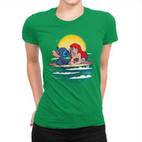 Aloha Mermaid - Best Seller - Womens Premium T-Shirts RIPT Apparel Small / Kelly Green
