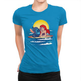 Aloha Mermaid - Best Seller - Womens Premium T-Shirts RIPT Apparel Small / Turquoise