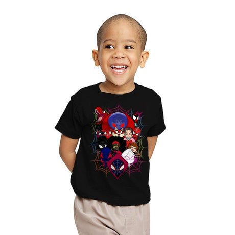Along Came a Spiderverse - Youth T-Shirts RIPT Apparel X-small / Black