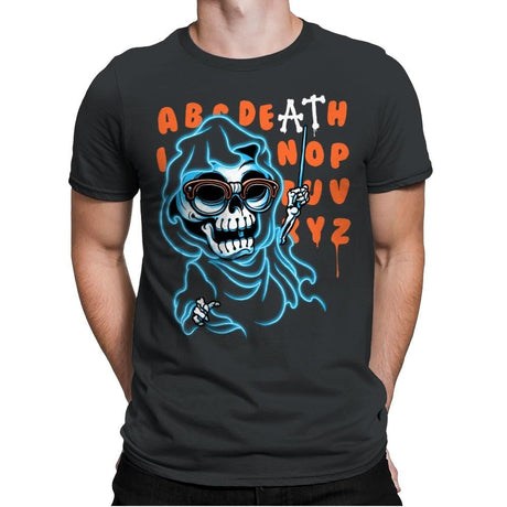 Alphadeath - Mens Premium T-Shirts RIPT Apparel Small / Heavy Metal
